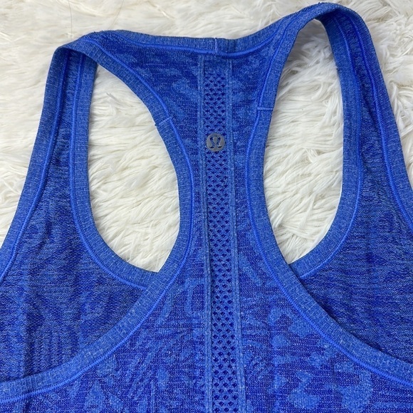 Lululemon Swiftly Tech Racerback Heathered Harbor Blue - Picture 5 of 5